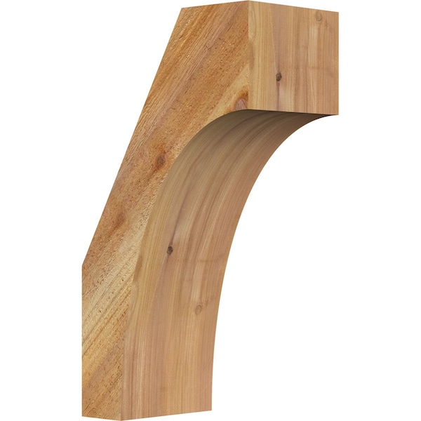 Ekena Millwork 6"W x 10"D x 18"H Westlake Rough Sawn Knee Brace, Western Red Cedar BRC06X10X18WTL00RWR - main
